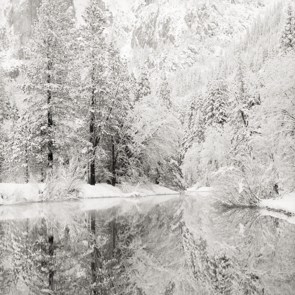 Snow Covered Reflections, 2005 by J. Conley Snow Covered Reflections, 2005 by J. Conley